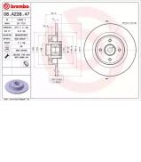 Тормозной диск BREMBO 08.A238.47 Тормозной диск BREMBO 08.A238.47