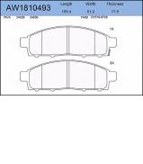 Комплект тормозных колодок AYWIPARTS AW1810493 Комплект тормозных колодок AYWIPARTS AW1810493