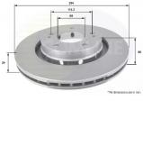 Тормозной диск COMLINE ADC0370V Тормозной диск COMLINE ADC0370V