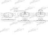 Комплект тормозных колодок PATRON PBP1137 Комплект тормозных колодок PATRON PBP1137