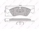 Комплект тормозных колодок LYNXauto BD-1402 Комплект тормозных колодок LYNXauto BD-1402