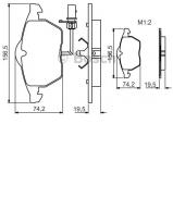 Комплект тормозных колодок BOSCH 0 986 495 232 Комплект тормозных колодок BOSCH 0 986 495 232