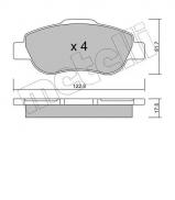 Комплект тормозных колодок METELLI 22-0638-0 Комплект тормозных колодок METELLI 22-0638-0