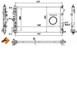 Теплообменник NRF 53777 Теплообменник NRF 53777