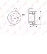 Ролик LYNXauto PB-1217 Ролик LYNXauto PB-1217