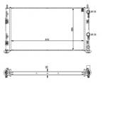 Теплообменник NRF 53733 Теплообменник NRF 53733