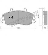 Комплект тормозных колодок TRUSTING 273.0 Комплект тормозных колодок TRUSTING 273.0