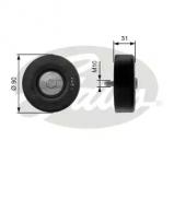 Ролик GATES T36197 Ролик GATES T36197