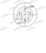 Тормозной диск PATRON PBD2790 Тормозной диск PATRON PBD2790