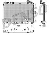 Теплообменник DENSO DRM50041 Теплообменник DENSO DRM50041