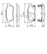 Комплект тормозных колодок BOSCH 0 986 494 392