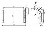 Теплообменник NRF 58836 Теплообменник NRF 58836