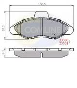Комплект тормозных колодок COMLINE CBP0393 Комплект тормозных колодок COMLINE CBP0393