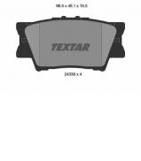 Комплект тормозных колодок TEXTAR 2433801 Комплект тормозных колодок TEXTAR 2433801