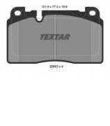 Комплект тормозных колодок TEXTAR 2564302 Комплект тормозных колодок TEXTAR 2564302