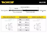 Газовая пружина MONROE ML5190 Газовая пружина MONROE ML5190