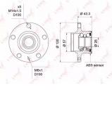 Комплект подшипника LYNXauto WH-1209 Комплект подшипника LYNXauto WH-1209