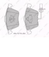 Комплект тормозных колодок LYNXauto BD-1217 Комплект тормозных колодок LYNXauto BD-1217