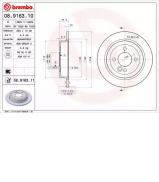 Тормозной диск BREMBO 08.9163.11 Тормозной диск BREMBO 08.9163.11