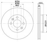 Тормозной диск TEXTAR 92164703 Тормозной диск TEXTAR 92164703
