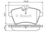Комплект тормозных колодок BOSCH 0 986 495 273