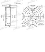 Тормозный барабан PATRON PDR1225 Тормозный барабан PATRON PDR1225