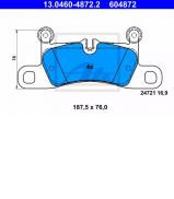Комплект тормозных колодок ATE 13.0460-4872.2 Комплект тормозных колодок ATE 13.0460-4872.2