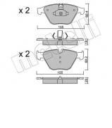 Комплект тормозных колодок METELLI 22-0918-0 Комплект тормозных колодок METELLI 22-0918-0