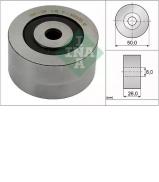 Ролик INA 532 0143 10 Ролик INA 532 0143 10