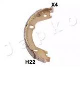 Комлект тормозных накладок JAPKO 55H22 Комлект тормозных накладок JAPKO 55H22