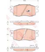 Комплект тормозных колодок TRW GDB3420 Комплект тормозных колодок TRW GDB3420