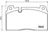 Комплект тормозных колодок BREMBO P 85 133 Комплект тормозных колодок BREMBO P 85 133
