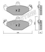 Комплект тормозных колодок TRUSTING 168.0 Комплект тормозных колодок TRUSTING 168.0