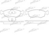 Комплект тормозных колодок PATRON PBP579 Комплект тормозных колодок PATRON PBP579