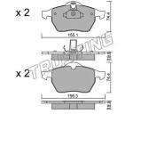 Комплект тормозных колодок TRUSTING 120.0 Комплект тормозных колодок TRUSTING 120.0