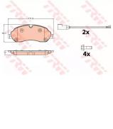 Комплект тормозных колодок TRW GDB2117 Комплект тормозных колодок TRW GDB2117