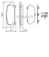 Комплект тормозных колодок BOSCH 0 986 424 650 Комплект тормозных колодок BOSCH 0 986 424 650
