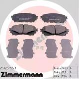 Комплект тормозных колодок ZIMMERMANN 25725.155.1 Комплект тормозных колодок ZIMMERMANN 25725.155.1