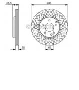 Тормозной диск BOSCH 0 986 479 R69 Тормозной диск BOSCH 0 986 479 R69