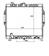 Теплообменник NRF 50449 Теплообменник NRF 50449