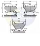 Комплект тормозных колодок COMLINE CBP3841 Комплект тормозных колодок COMLINE CBP3841