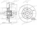 Тормозной диск PATRON PBD7014 Тормозной диск PATRON PBD7014