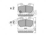 Комплект тормозных колодок TRUSTING 1054.0 Комплект тормозных колодок TRUSTING 1054.0