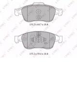 Комплект тормозных колодок LYNXauto BD-6317 Комплект тормозных колодок LYNXauto BD-6317