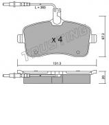 Комплект тормозных колодок TRUSTING 616.0 Комплект тормозных колодок TRUSTING 616.0