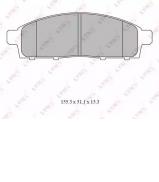 Комплект тормозных колодок LYNXauto BD-5529 Комплект тормозных колодок LYNXauto BD-5529