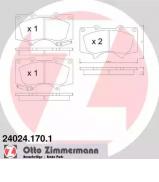 Комплект тормозных колодок ZIMMERMANN 24024.170.1 Комплект тормозных колодок ZIMMERMANN 24024.170.1
