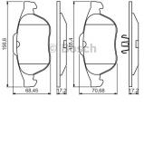 Комплект тормозных колодок BOSCH 0 986 495 264 Комплект тормозных колодок BOSCH 0 986 495 264