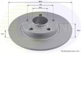 Тормозной диск COMLINE ADC1137 Тормозной диск COMLINE ADC1137