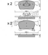Комплект тормозных колодок TRUSTING 1059.0 Комплект тормозных колодок TRUSTING 1059.0